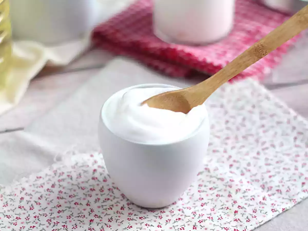 Mayonnaise sans oeufs au lait