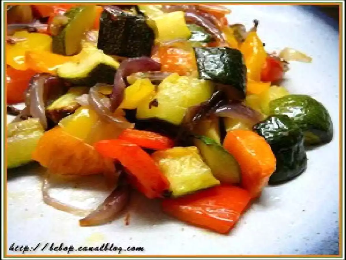 Mélange de légumes confits au four - photo 2