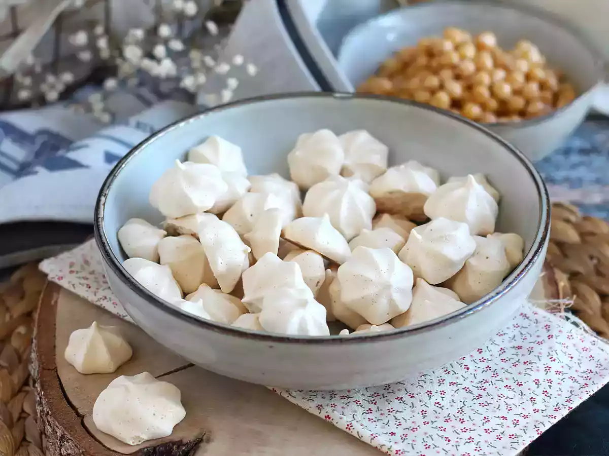 Meringues vegan à l'aquafaba