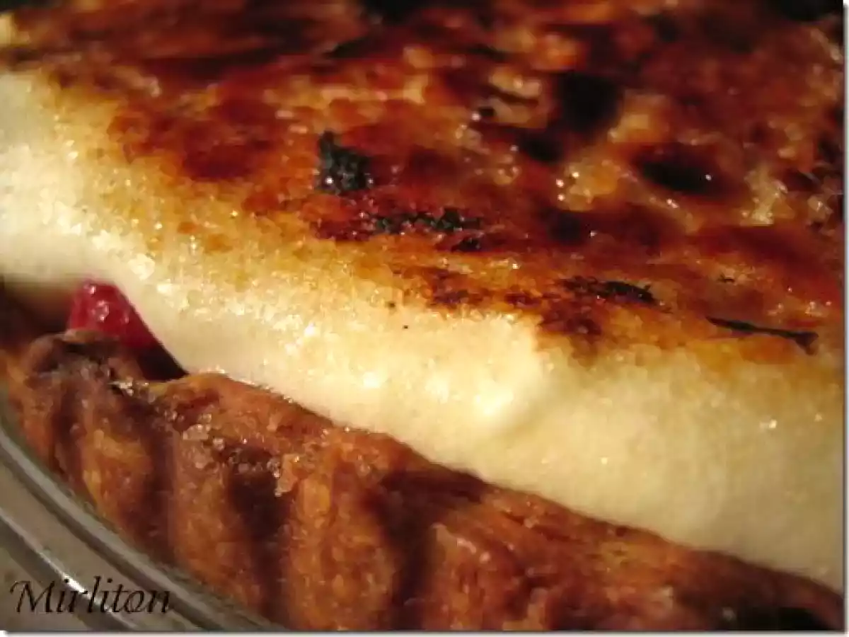 Merveilleuse tarte chiboust aux framboises - photo 3