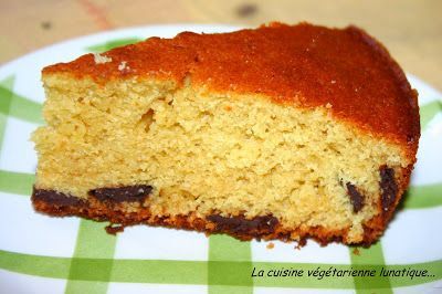 Merveilleux Gateau Au Yaourt Aux Amandes Et Pepites De Chocolat Sans Beurre Recette Ptitchef