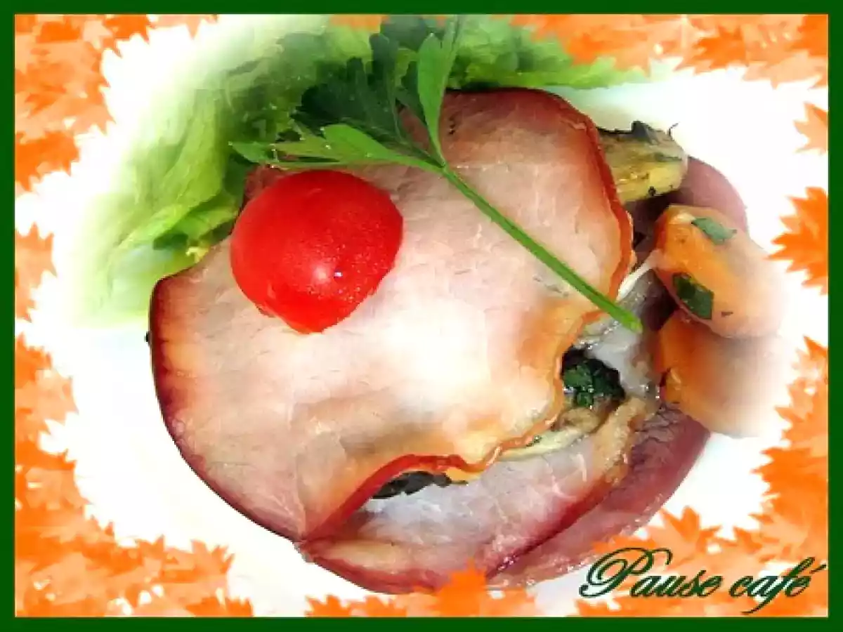 Millefeuilles de bacon aux légumes