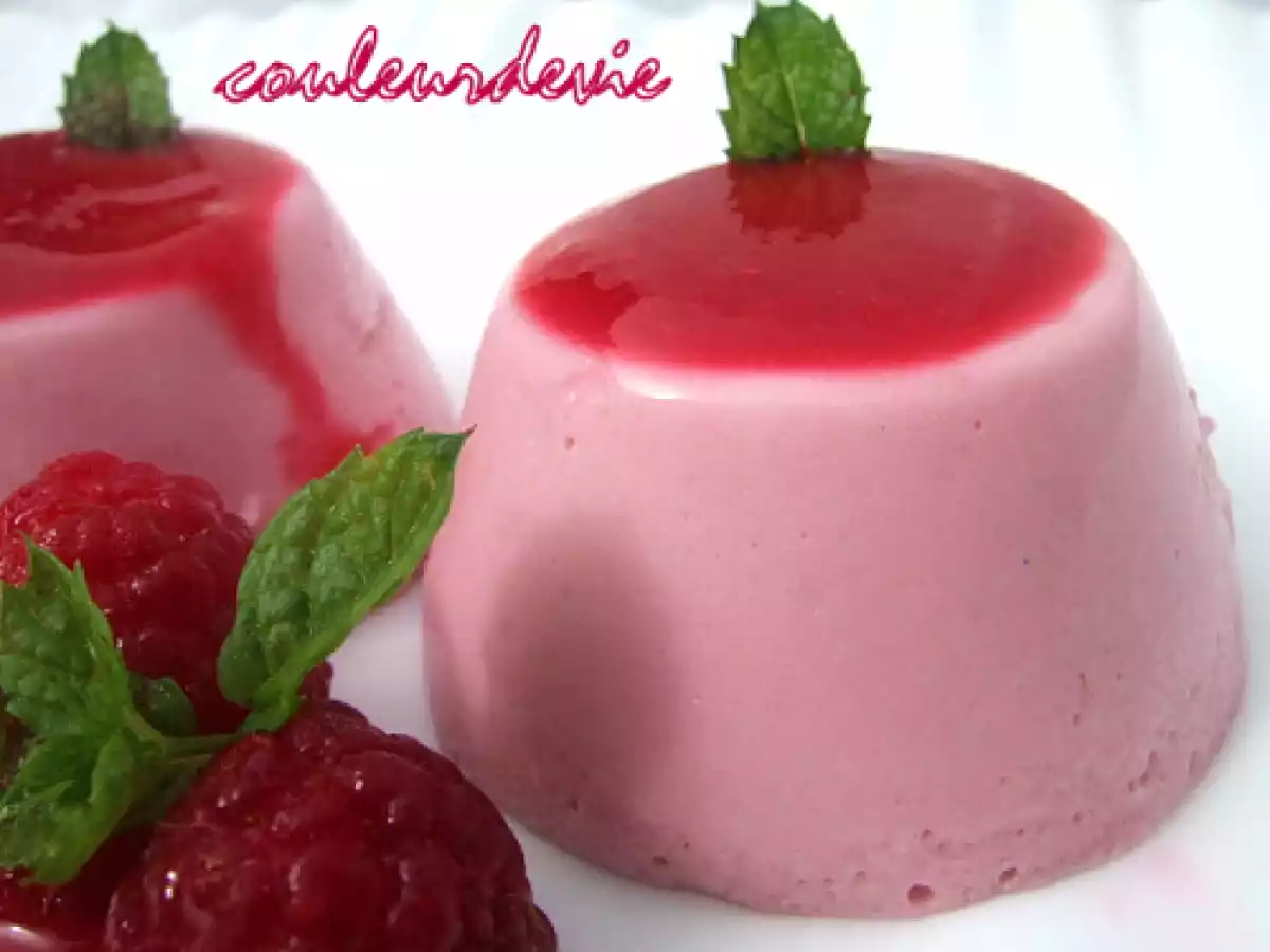 Mini-Bavarois express au fromage blanc, chocolat blanc et framboises - photo 4