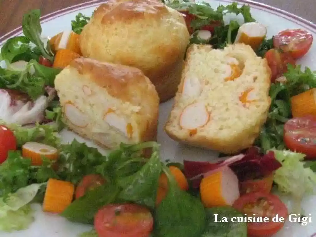 Mini cakes au surimi et au gruyère - photo 2