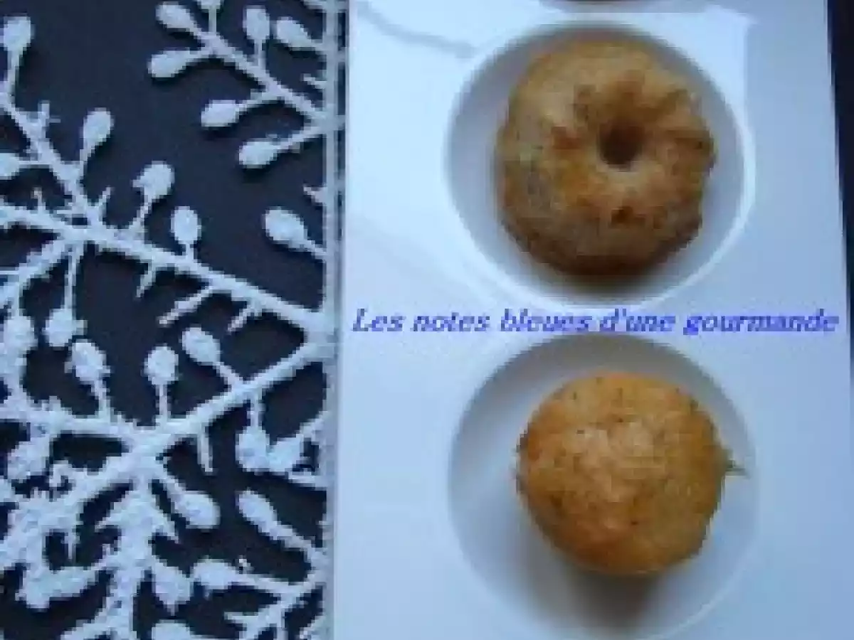 Mini cakes aux rillettes de saumon, saumon fumé et aneth - photo 3