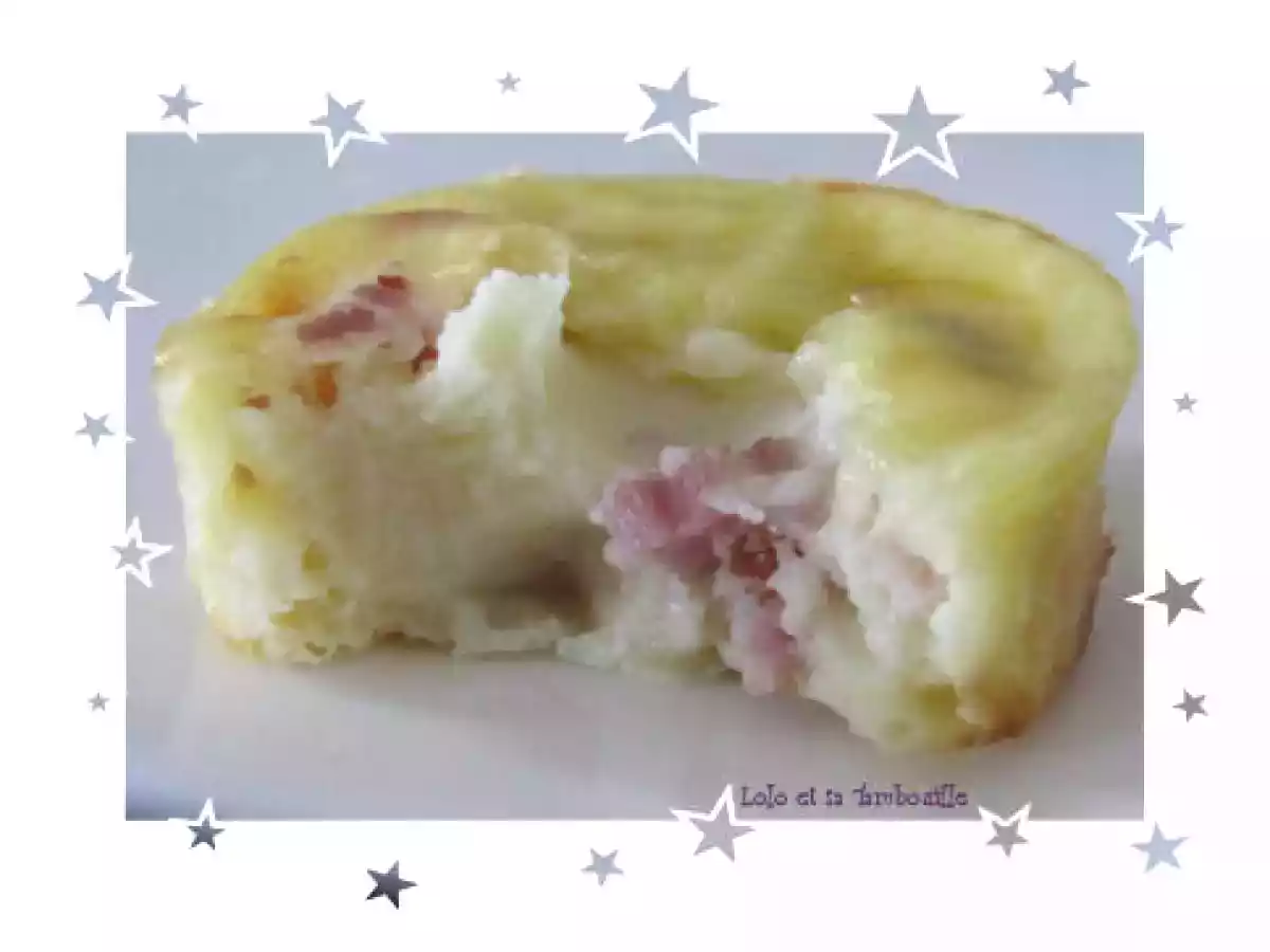Mini clafoutis aux lardons et gruyère - photo 3