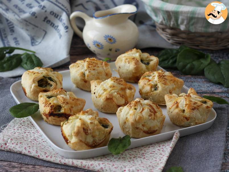 Mini feuilletés aux épinards et chèvre - photo 4