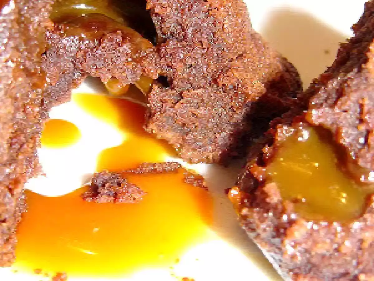 Moëlleux au chocolat au coeur fondant de caramel au beurre salé - photo 2