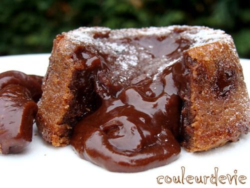 Moelleux Au Chocolat Au Lait Coeur Coulant De Carambar Recette Ptitchef