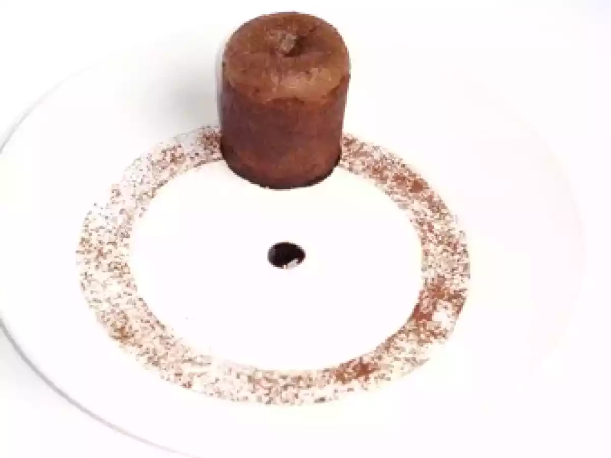 Mon biscuit de chocolat coulant ; crème double glacée coco et café leger - photo 2