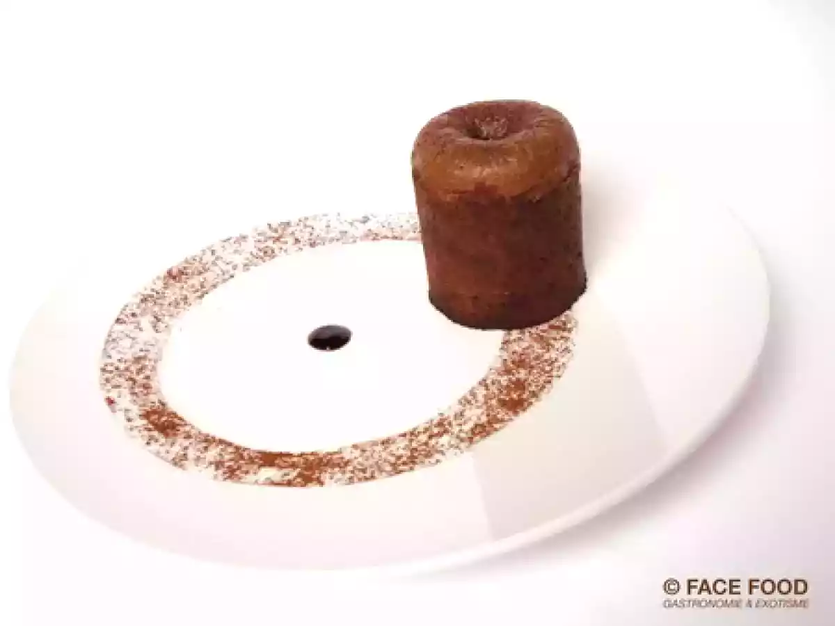 Mon biscuit de chocolat coulant ; crème double glacée coco et café leger - photo 3