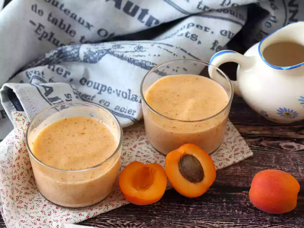 Mousse à l'abricot super facile à faire, sans cuisson et avec peu d'ingrédients! - photo 6
