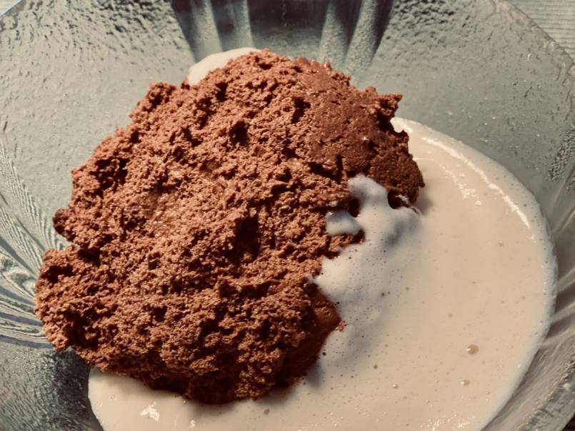 Mousse légère poire-chocolat