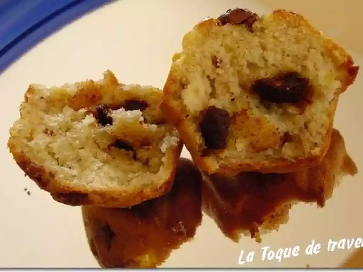 Muffins à la banane et à la Pralinoise