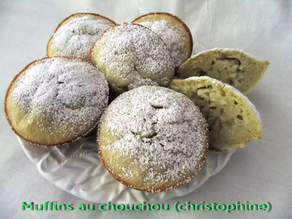 Muffins au chouchou (christophine)