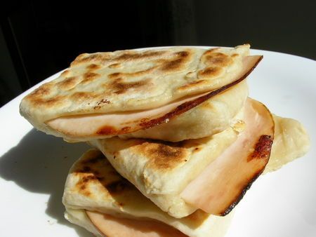 Naan Express Jambon & Fromage - Recette Ptitchef