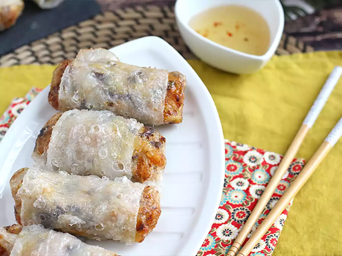 Nems aux crevettes et champignons - photo 2