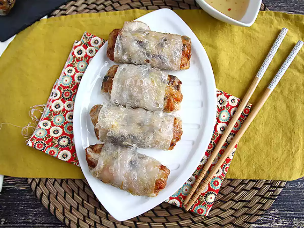 Nems aux crevettes et champignons - photo 5