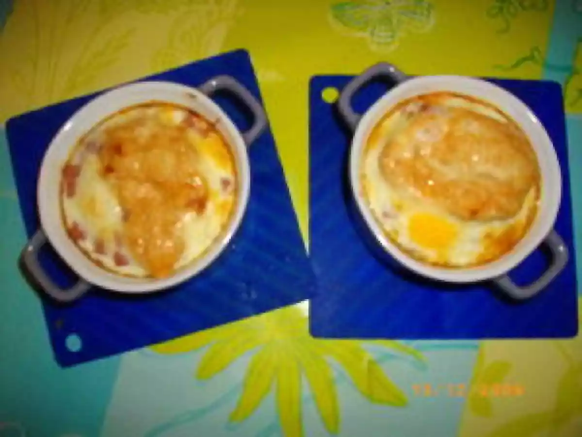 Oeuf cocotte au jambon - photo 2