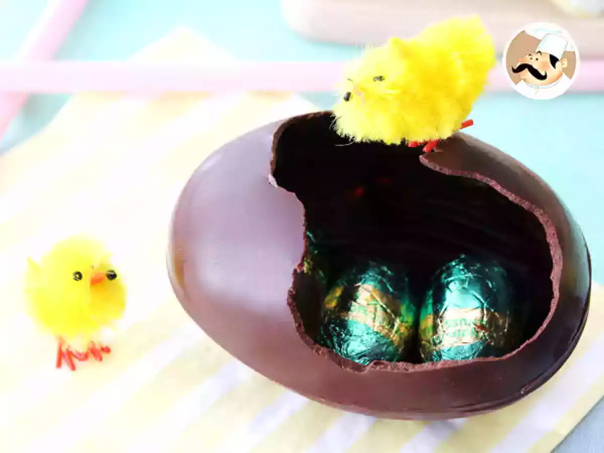 Oeufs en chocolat de Pâques
