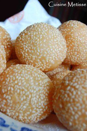 Onde Onde Gateau De Soja Frit Aux Graines De Sesame Recette Ptitchef