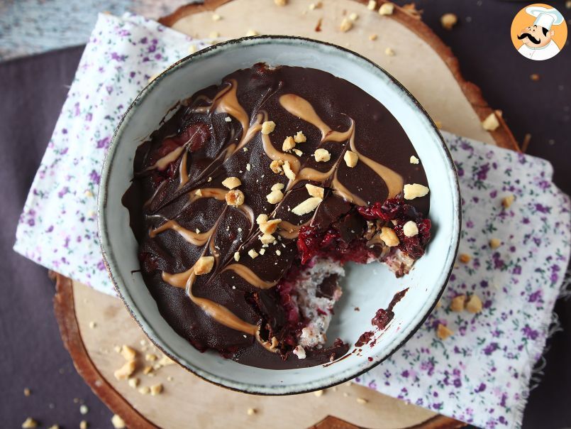 Overnight oat fruits rouges et chocolat, le petit déj sain et rassasiant! - photo 3