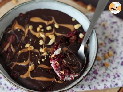 Overnight oat fruits rouges et chocolat, le petit déj sain et rassasiant! - photo 2