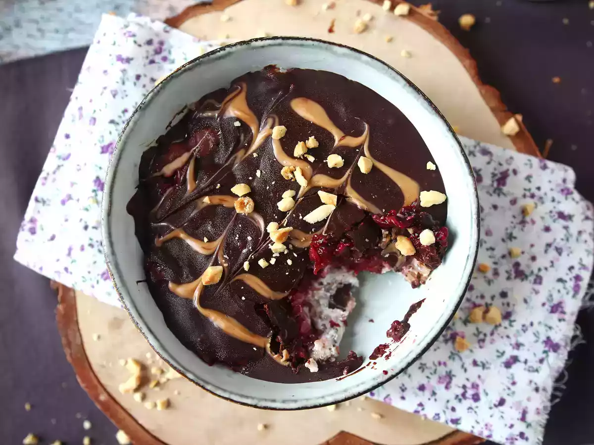 Overnight oats fruits rouges et chocolat, le petit déj sain et rassasiant! - photo 3