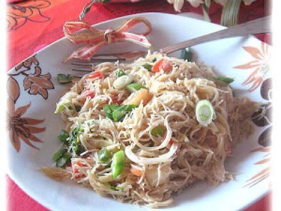 Pad thaï aux légumes et aux crevettes, la suite de notre St-Valentin