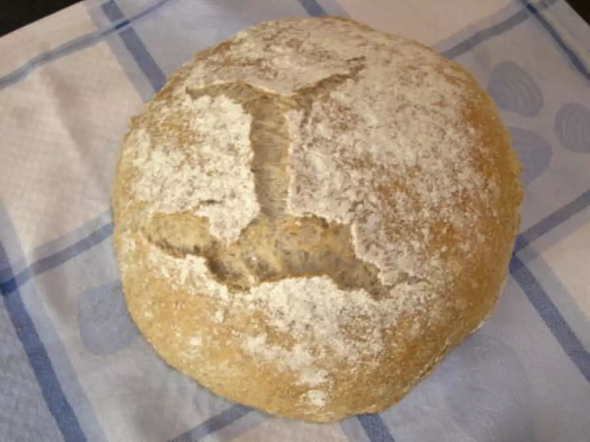 Pain de campagne en cocotte