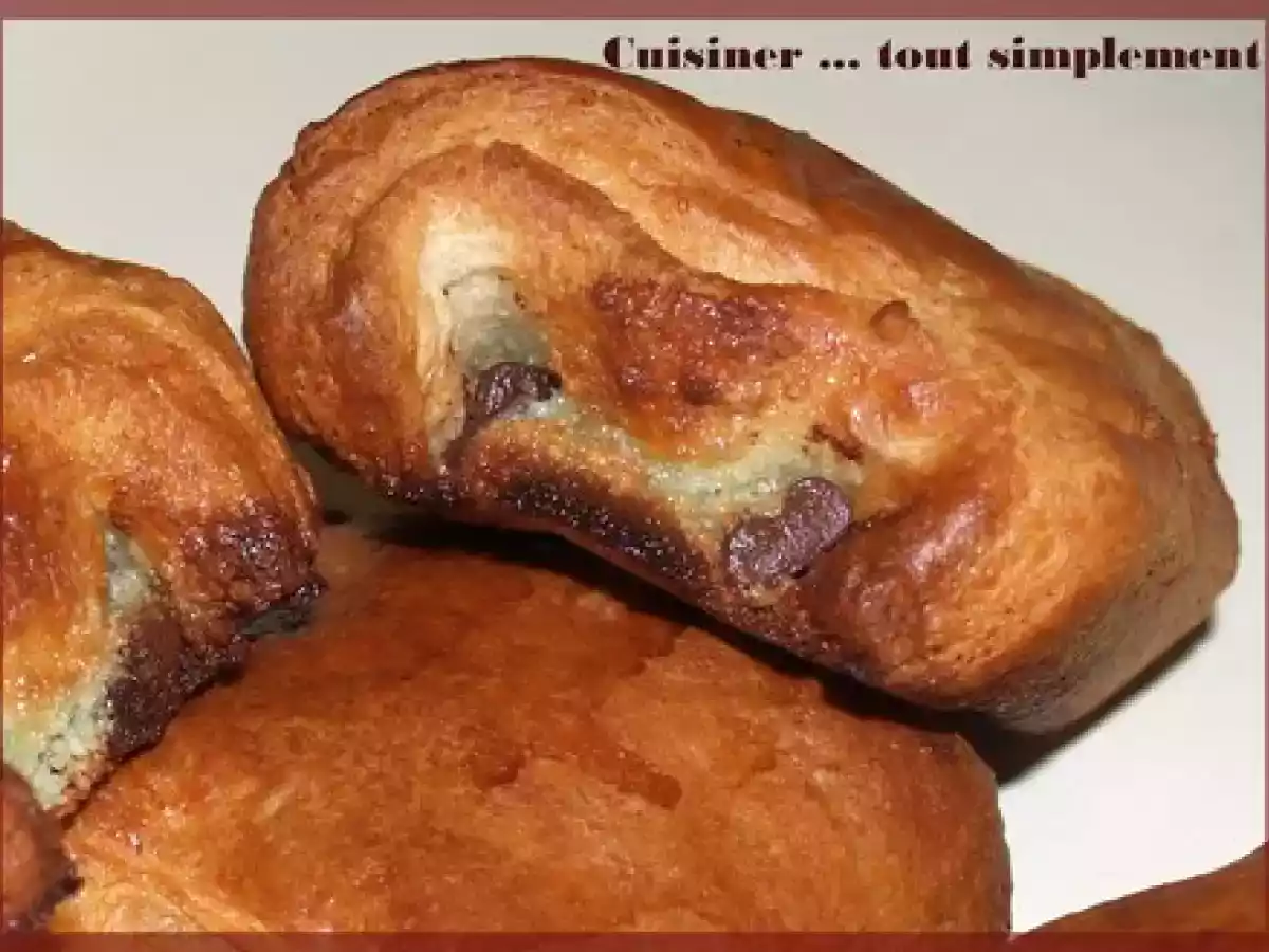 Pains au Chocolat et à la Pistache .... quel mariage!!!
