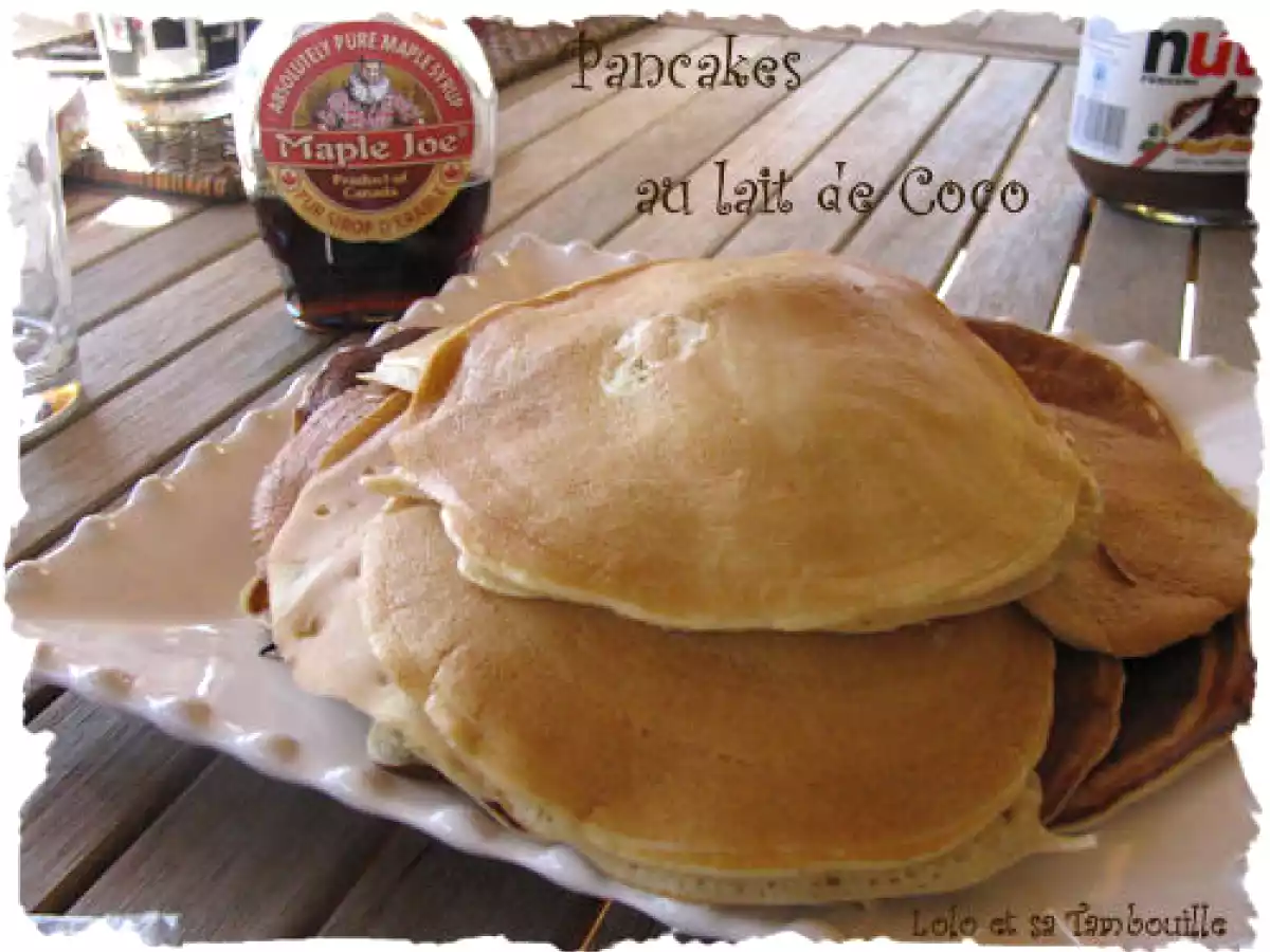 Pancakes au lait de coco