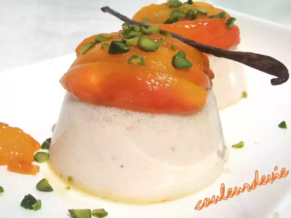 Panna cotta à la vanille et aux nectarines caramélisées - photo 2
