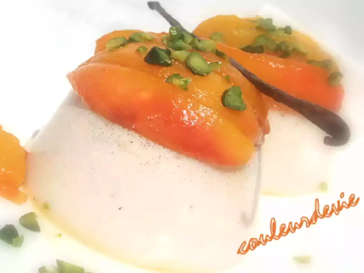 Panna cotta à la vanille et aux nectarines caramélisées - photo 3