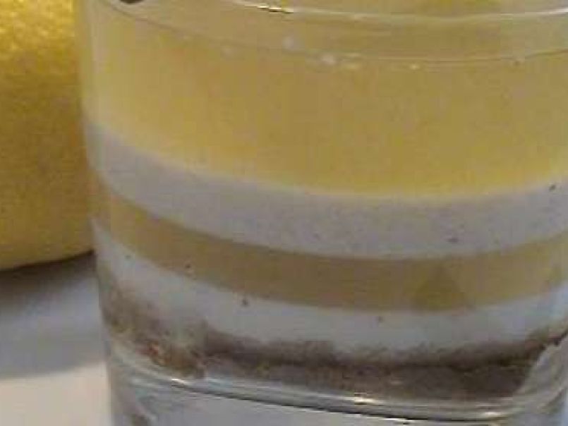 Panna cotta cannelle et gelée de citron sur lit de spéculoos - photo 3