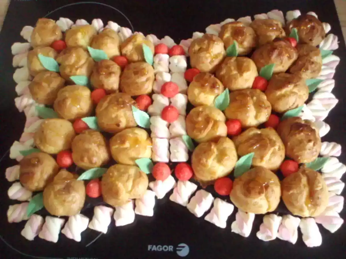 papillon en choux et bonbons - photo 3