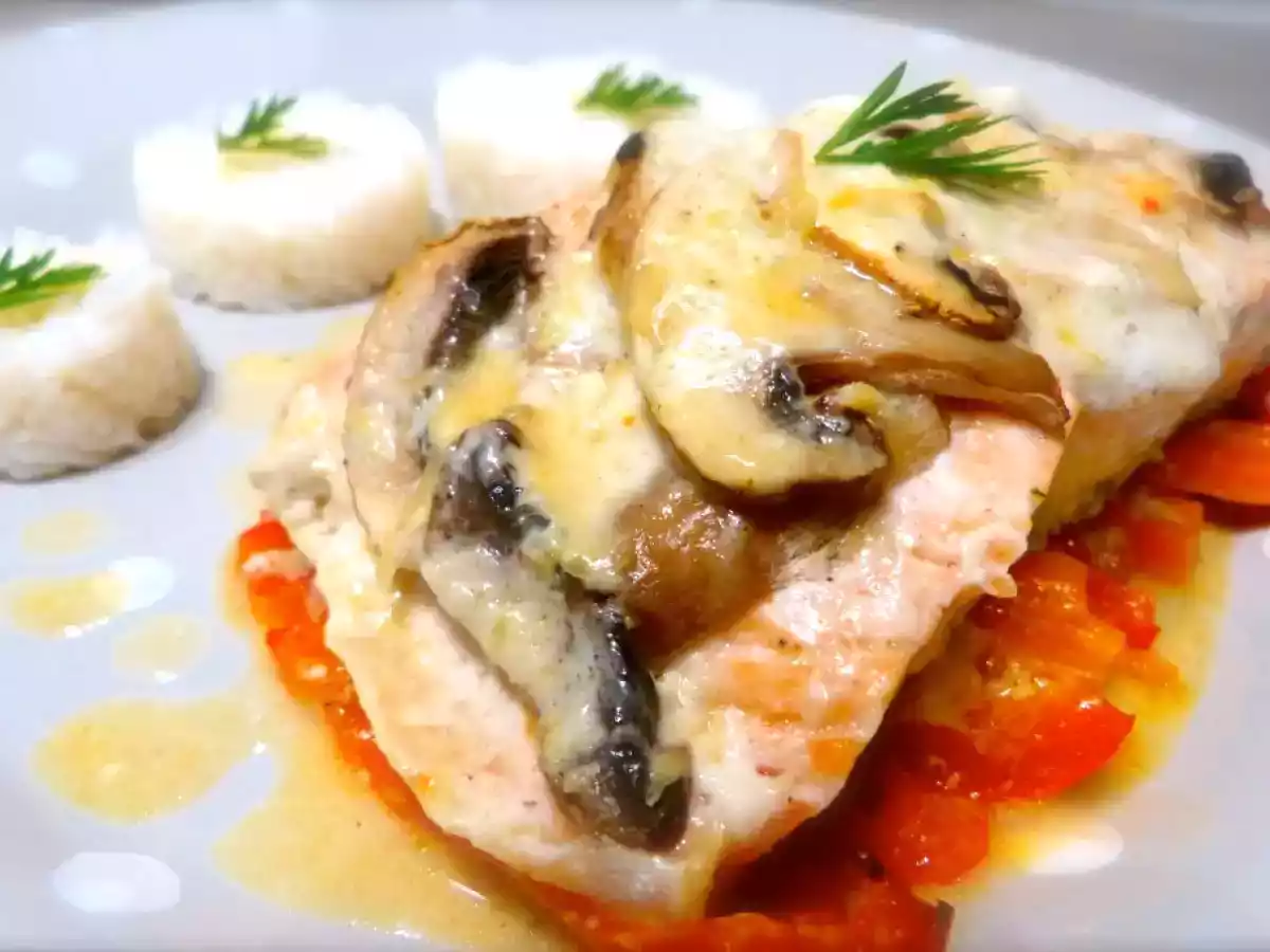 Papillotes de saumon au lait de coco-gingembre et ses petits légumes - photo 2