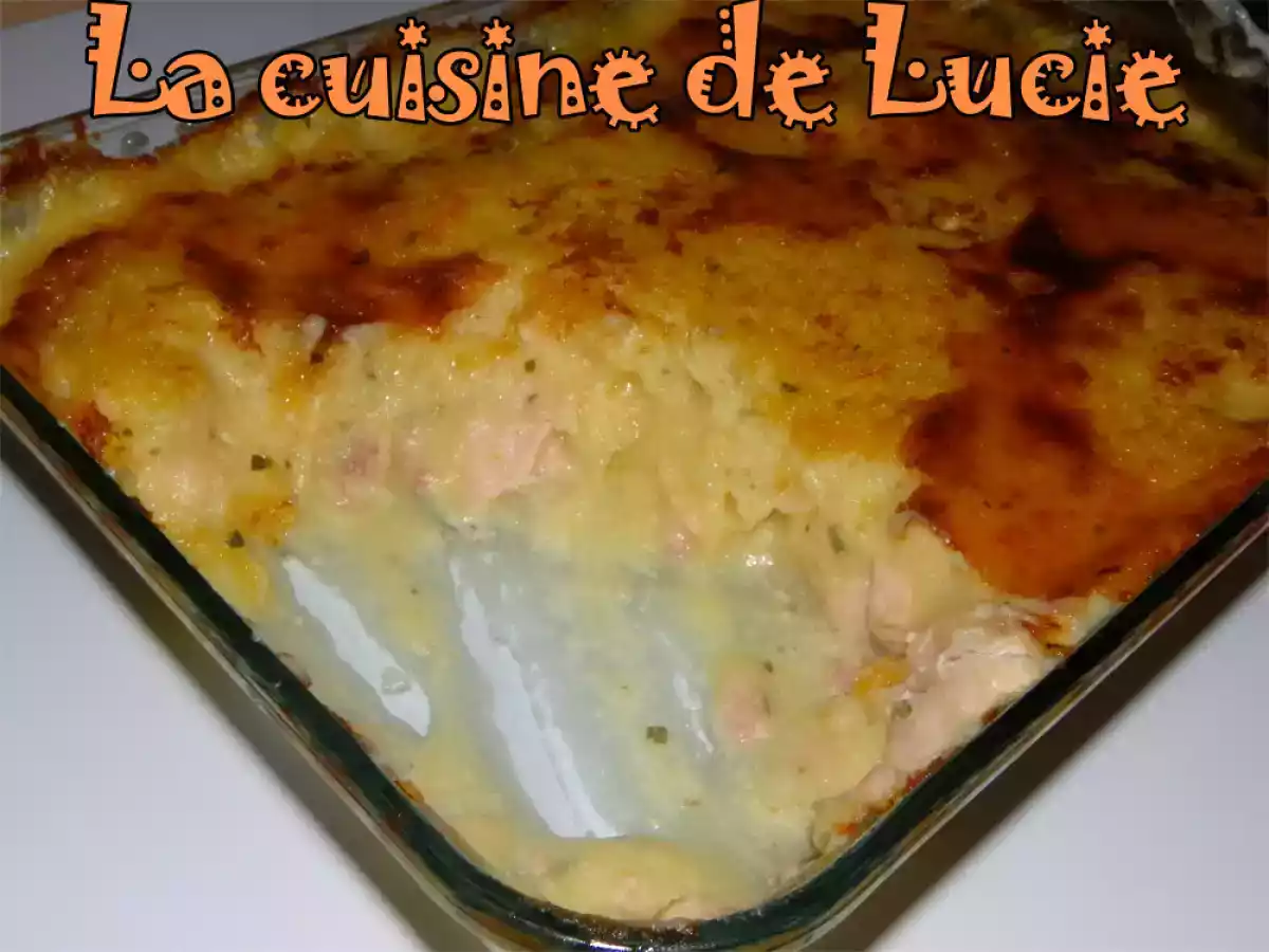 Parmentier de poulet et lardons - photo 3