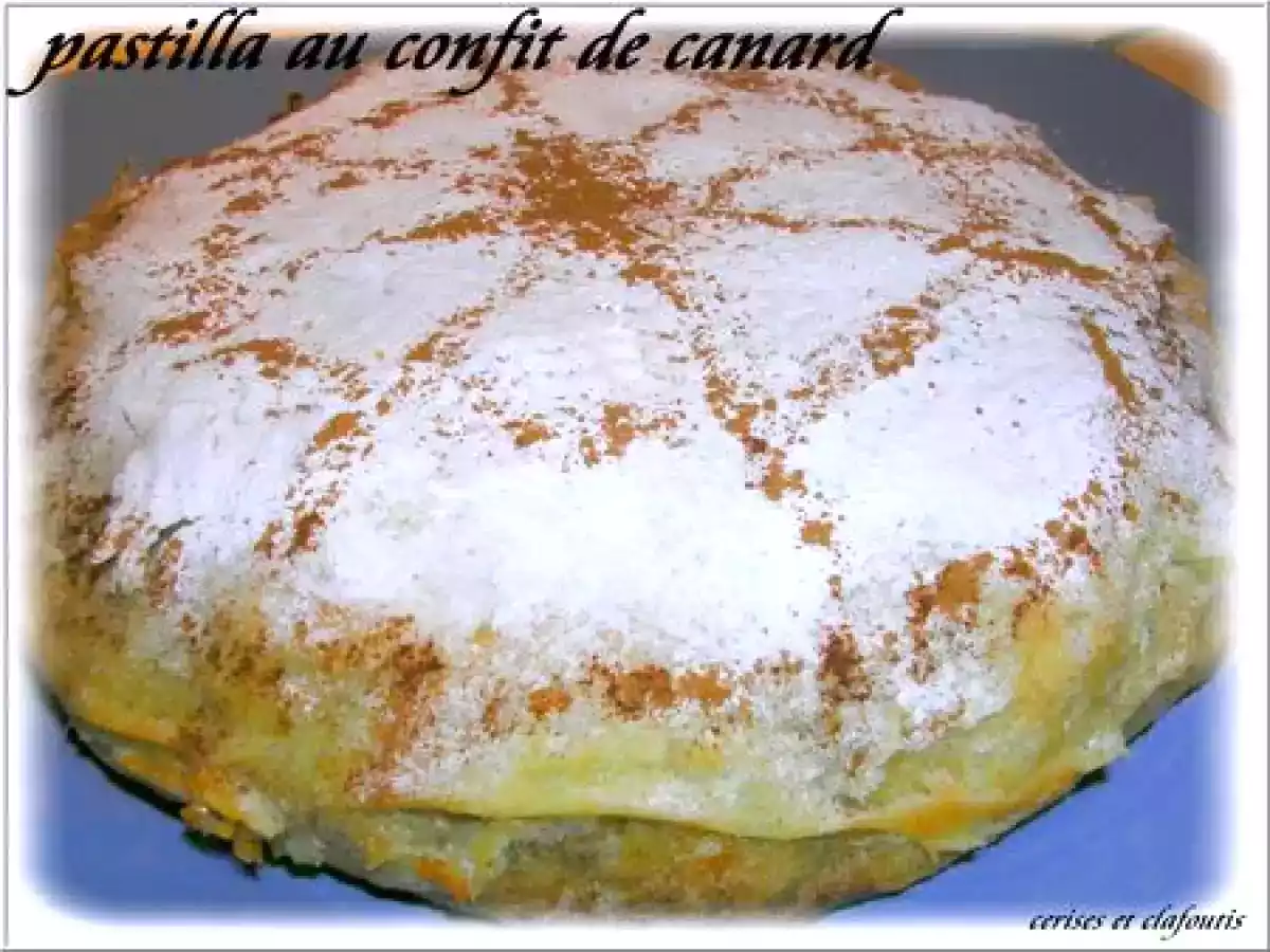 PASTILLA AU CONFIT DE CANARD