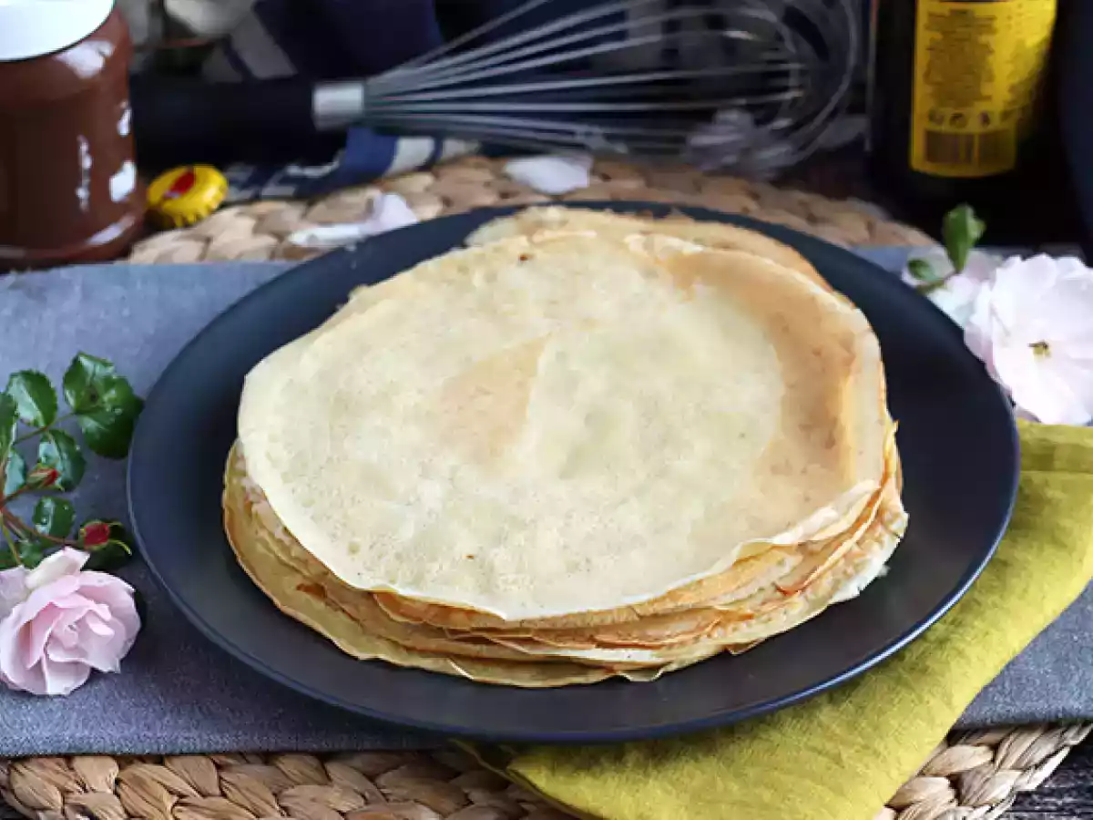 Pâte à crêpes à la bière blonde