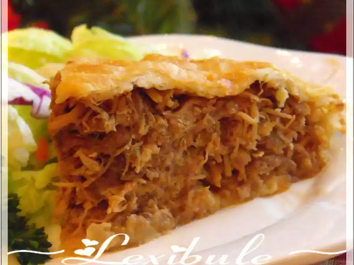 Pâté à la viande effichée