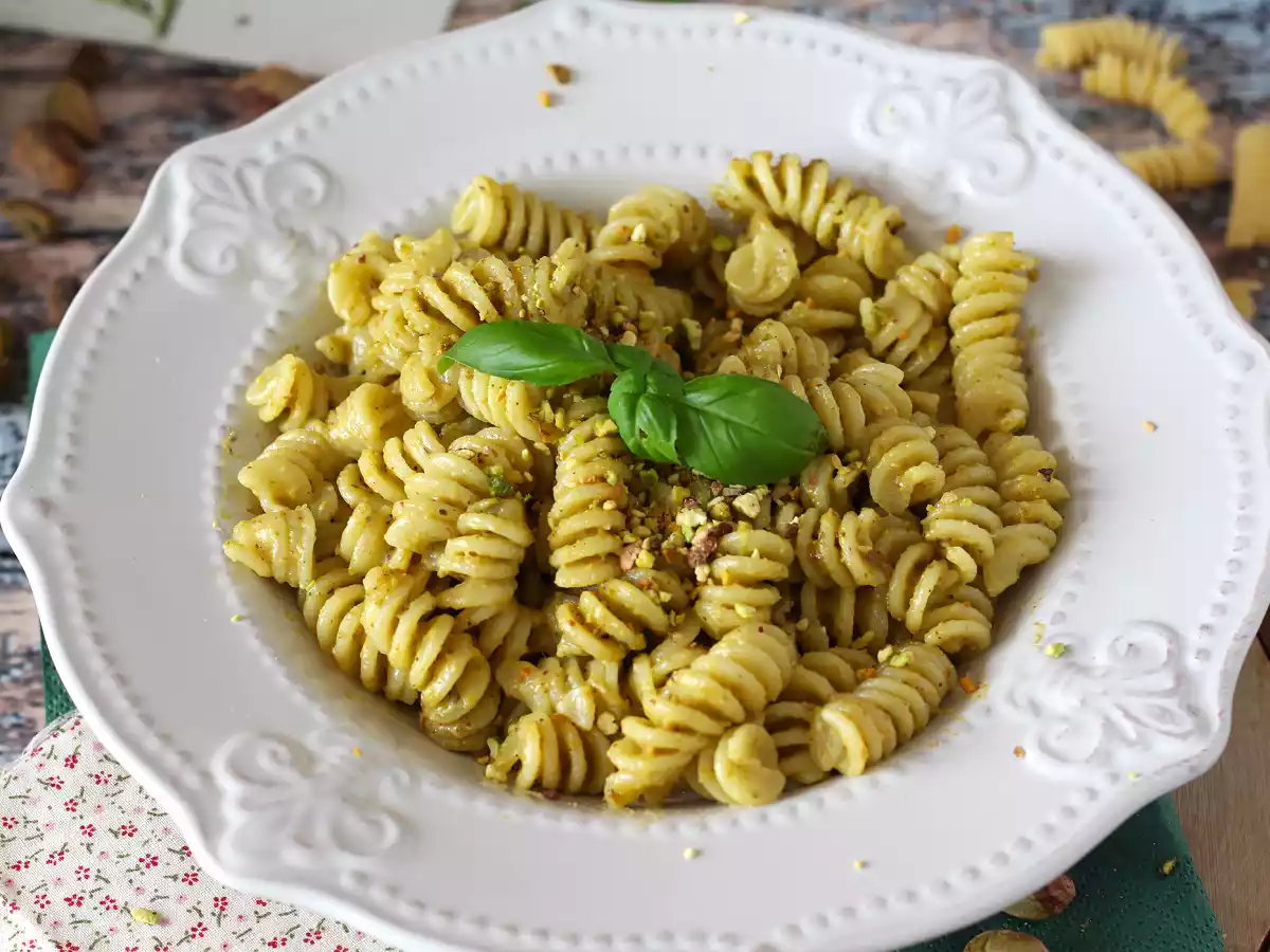 Pâtes au pesto de pistache, une recette délicieuse et facile à préparer - photo 3