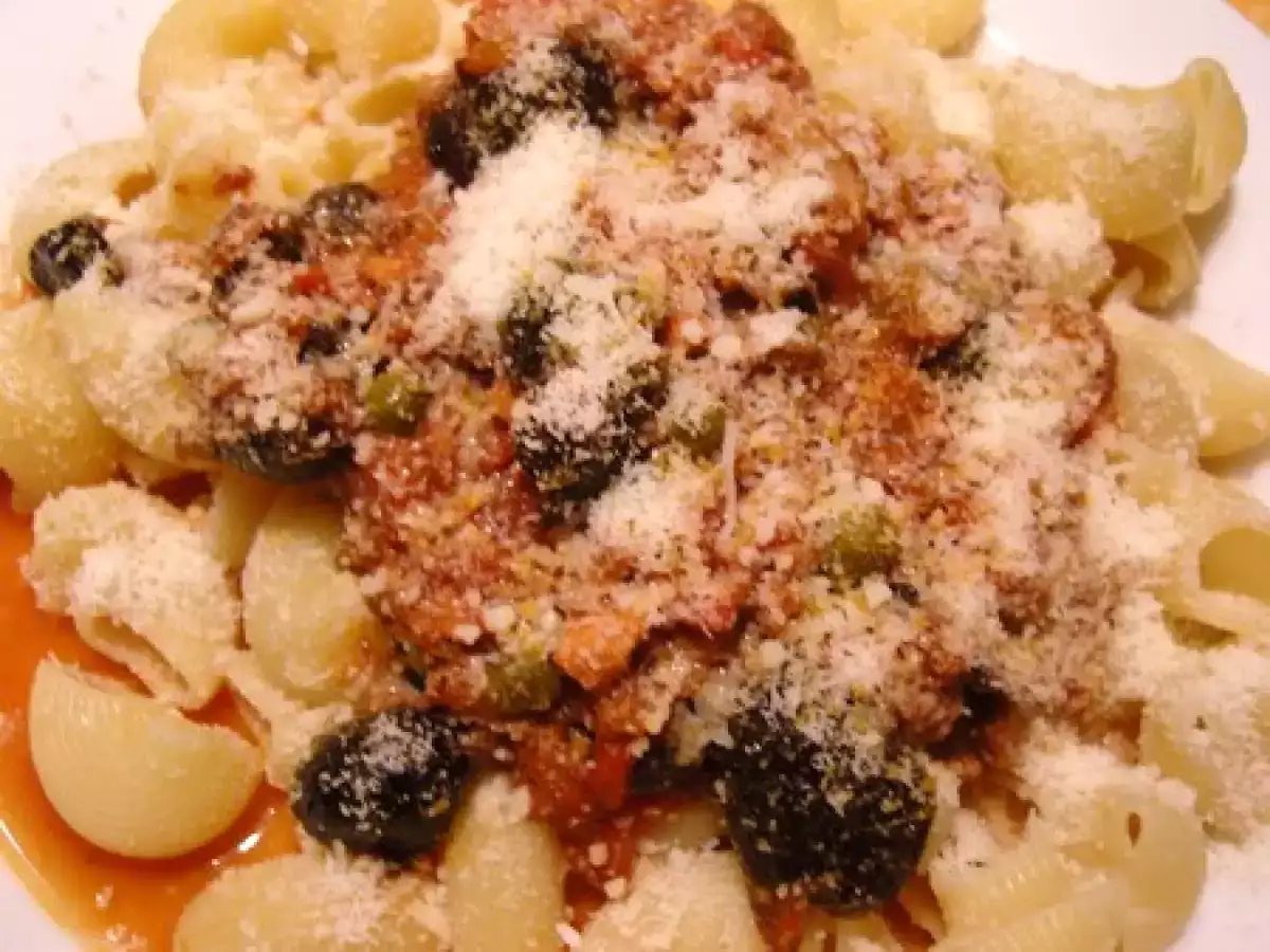 Pâtes gros coudes au thon et au tomates - photo 2