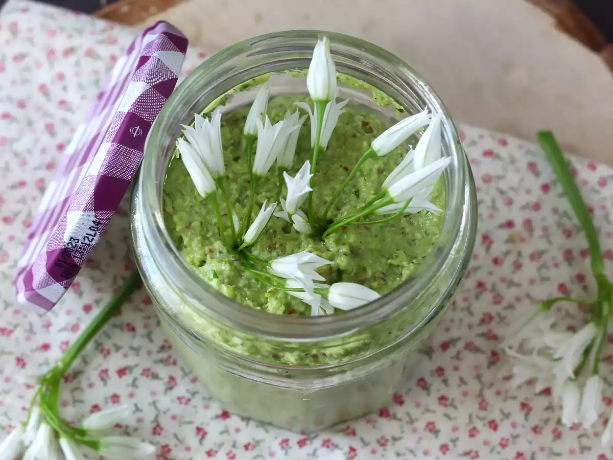 Pesto à l'ail des ours, parfumé et super savoureux! - photo 5