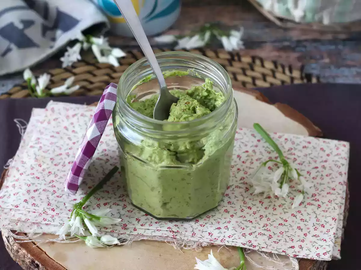 Pesto à l'ail des ours, parfumé et super savoureux! - photo 4