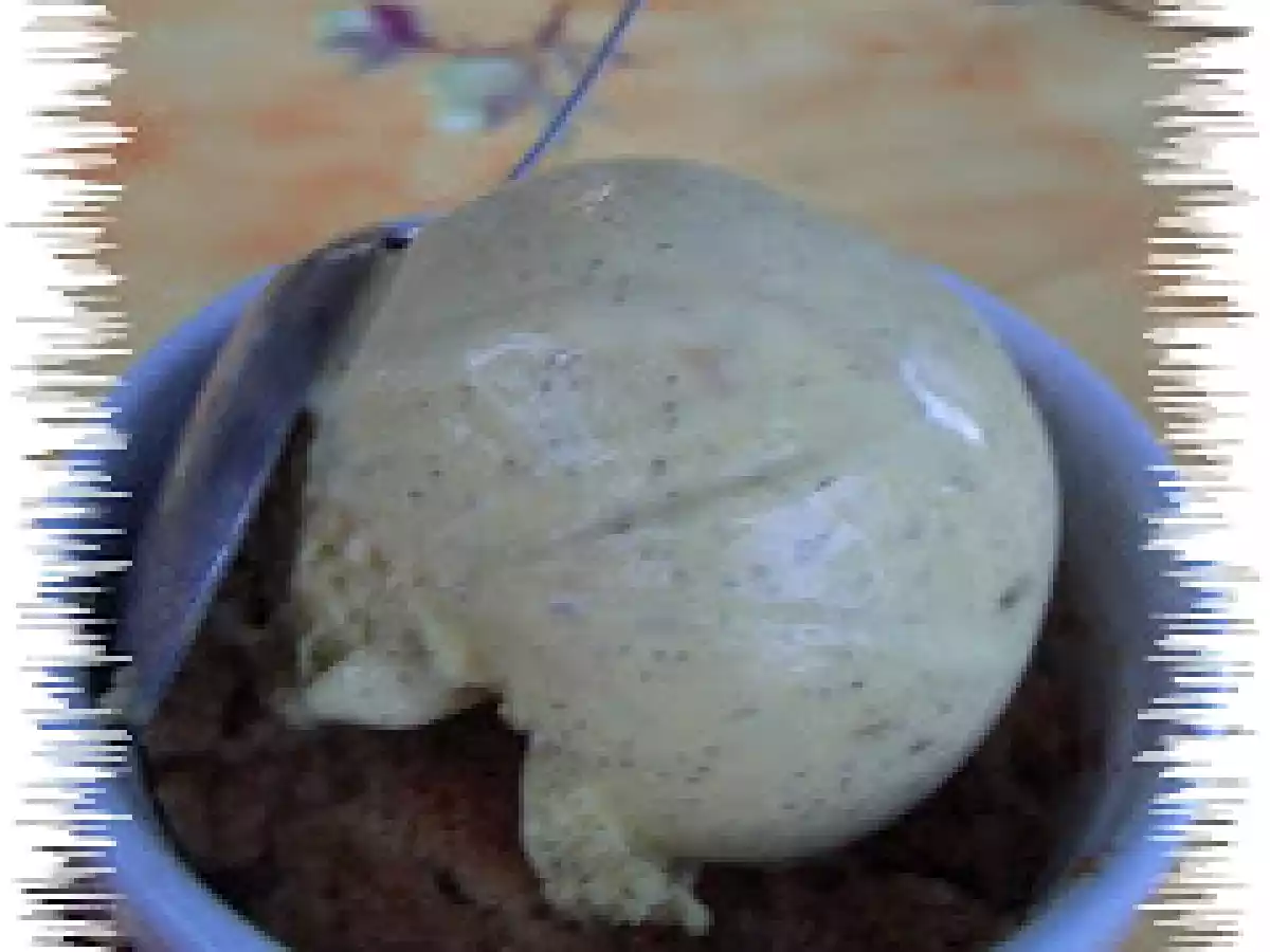 Petit crumble de mirabelles à la cannelle et boule de glace très vanille - photo 3