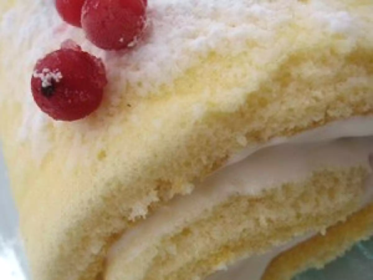 Petite merveille de gâteau roulé aux myrtilles, hypra top tendance! - photo 2