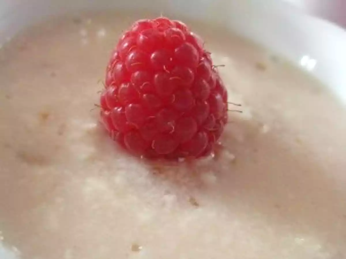Petites crèmes au lait d'amande, tofu soyeux poire et abricot - photo 2