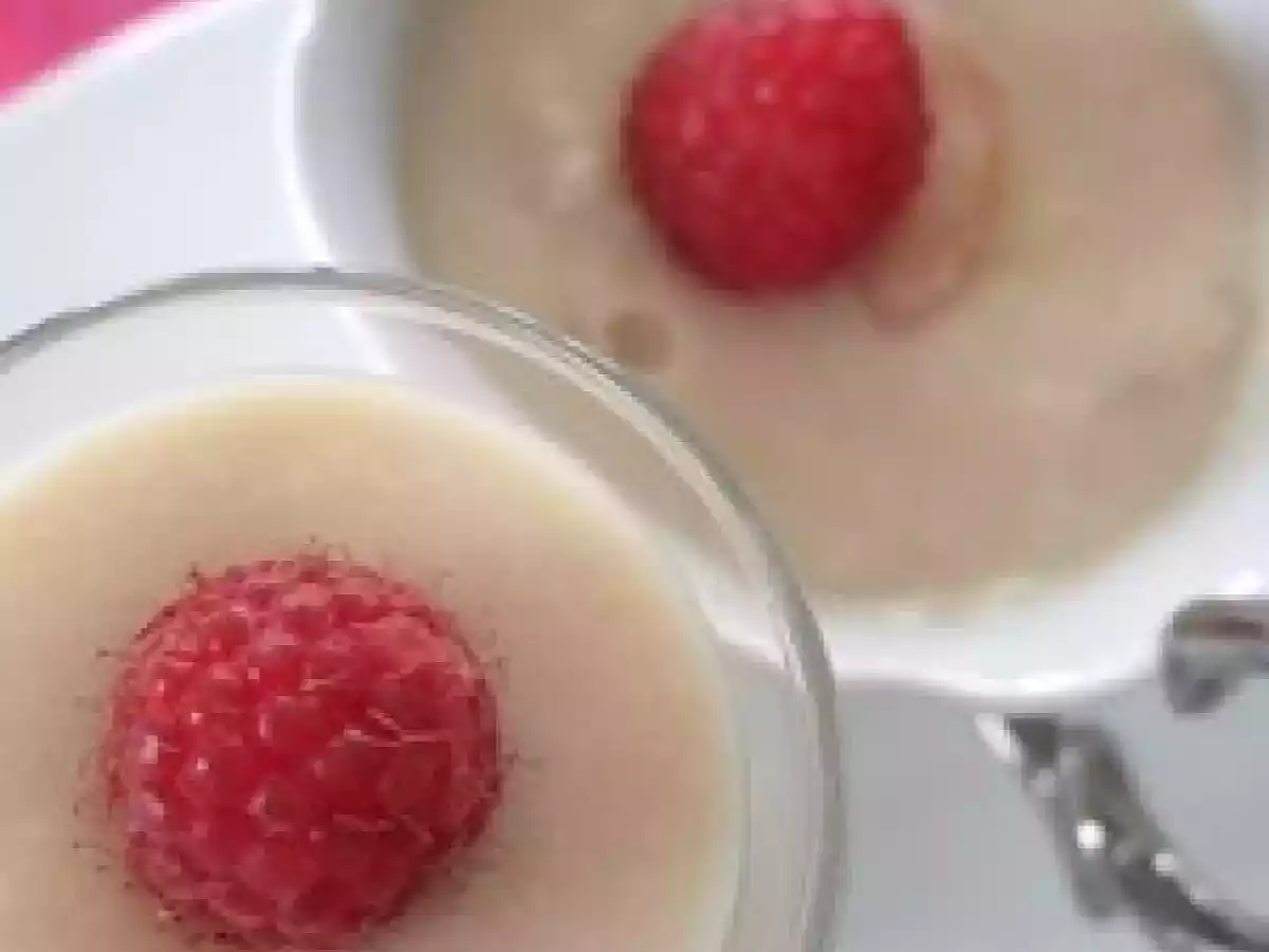 Petites crèmes au lait d'amande, tofu soyeux poire et abricot - photo 8