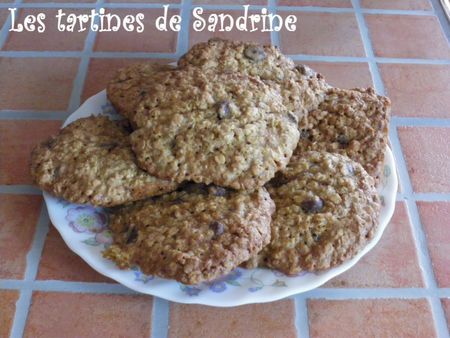 Petits Gateaux Aux Pepites De Chocolat Et Flocons D Avoine Recette Ptitchef